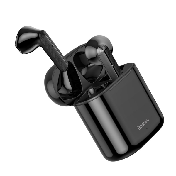 Baseus  ακουστικά TWS Encok W09  mini wireless earphone Bluetooth 5.0  (NGW09-01) μαύρο