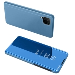 Θήκη Clear View Mirror book για Huawei P40 Lite / Nova 7i / Nova 6 SE μπλε