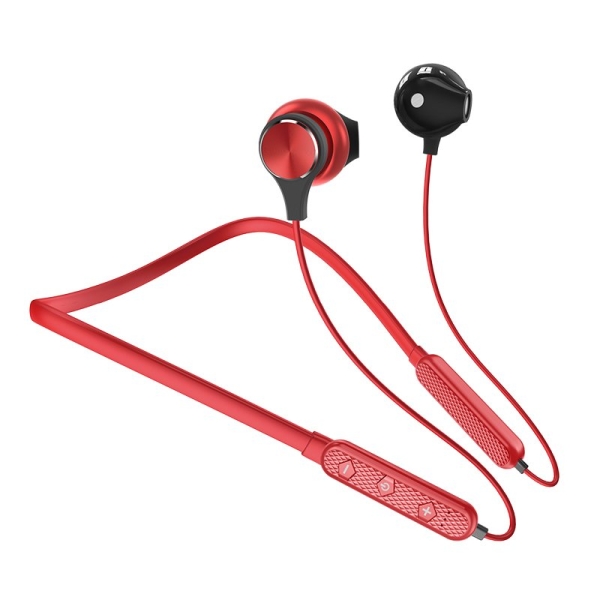 Dudao ασύρματα ακουστικά  για τον λαιμό  Wireless Earphone Bluetooth (U5 Plus red) κόκκινο