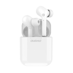 Dudao TWS ασύρματα ακουστικά  mini wireless Bluetooth 5.0  (U12Pro white) λευκό